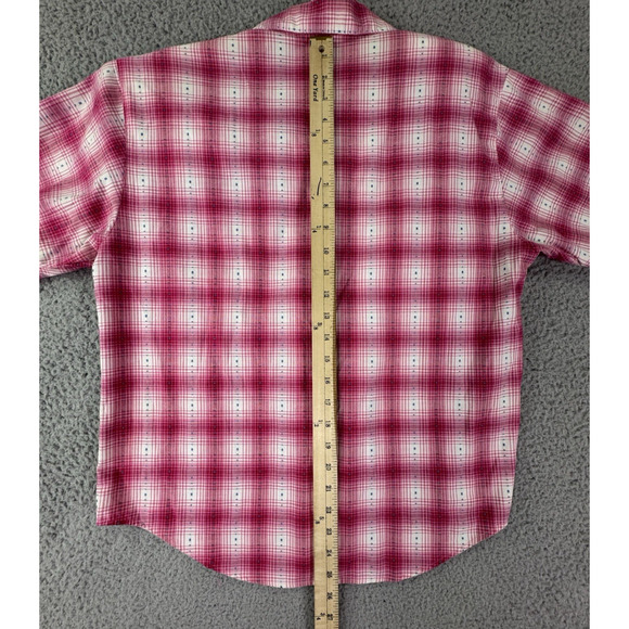 Koret City Blues Womens Pink Plaid Button Shirt Size S - Picture 9 of 15